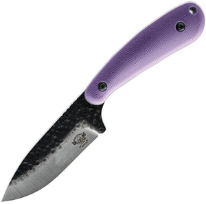 Skallywag Tactical Fireside Purple 420 Stainless Fixed Blade Knife w/ Sheath 17034
