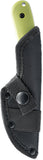 Skallywag Tactical Scorpion Green 420 Stainless Fixed Blade Knife w/ Sheath 17038