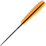 Skallywag Tactical Scorpion Orange 420 Stainless Fixed Blade Knife w/ Sheath 17042