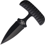 Skallywag Tactical Duggan Black G10 420 Stainless Push Dagger w/ Sheath 17043