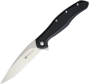 Steel Will Intrigue Black FRN Handle URBAN Linerlock Folding Blade Knife 4511