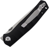 Summit Gear Linerlock Black Sculpted G10 Folding Stainless Tanto Pocket Knife 011BK