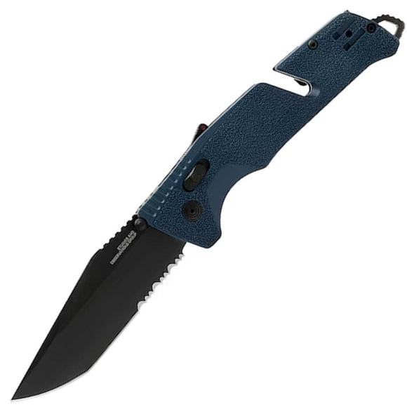 SOG Trident AT-XR Lock Uniform Blue GRN Folding D2 Steel Pocket Knife 11121441XX