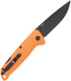 SOG Adventurer LB Lockback Orange Folding Stainless Pocket Knife 13110243