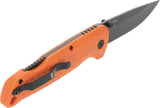 SOG Adventurer LB Lockback Orange Folding Stainless Pocket Knife 13110243