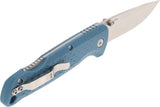 SOG Adventurer LB Lockback Blue Folding 5Cr15MoV Pocket Knife 13110343