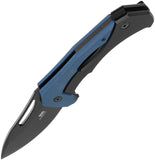 SOG Bulwark FLK Framelock Blue & Black Micarta Folding D2 Steel Pocket Knife 14240157