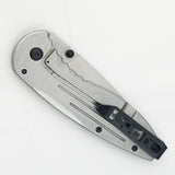 SOG Aegis Grey Framelock Folding Knife ae31cp