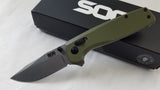 SOG Terminus XR OD Green G10 Folding CTS BDZ1 Folding Knife TM1022BX