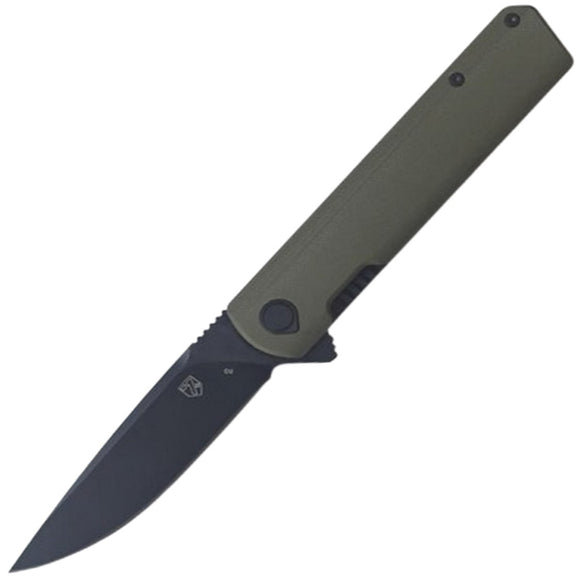 Se7en Plus Hera Linerlock OD Green G10 Folding D2 Steel Pocket Knife 240506OD