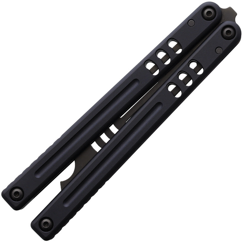 Squid Industries Mako V5 Trainer Inked Black Balisong | Premium