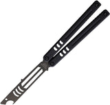 Squid Industries Mako V5 Trainer Black Aluminum Stainless Shark Bottle Opener Butterfly DMKOV5IB