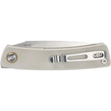 SRM Knives Air 105M-GK Linerlock Gray G10 Folding 14C28N Pocket Knife 105MGK