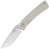 SRM Knives Air 105M-GK Linerlock Gray G10 Folding 14C28N Pocket Knife 105MGK