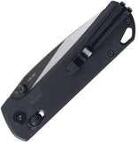 SRM Knives 168L-GB2 Ambi Lock Black G10 Folding D2 Steel Pocket Knife 168LGB2