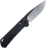 SRM Knives 168L-GB2 Ambi Lock Black G10 Folding D2 Steel Pocket Knife 168LGB2