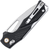 SRM Knives Mirage Ambi Lock Black G10 Folding 14C28N Pocket Knife 239XGB