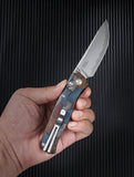 SRM Knives 255L-GQ2 Ambi Lock Multi-Color G10 Folding 140Cr Pocket Knife 255LGQ2
