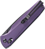 SRM Knives 258L-GN Ambi Lock Purple G10 Folding D2 Steel Pocket Knife 258LGN