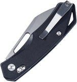 SRM Knives Cub 261M-GB Ambi Lock Black G10 Folding 154CM Pocket Knife OPEN BOX