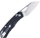 SRM Knives Cub 261M-GB Ambi Lock Black G10 Folding 154CM Pocket Knife 261MGB