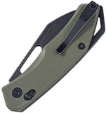 SRM Knives Cub 261M-GP Ambi Lock Green G10 Folding 154CM Pocket Knife 261MGP