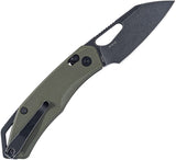 SRM Knives Cub 261M-GP Ambi Lock Green G10 Folding 154CM Pocket Knife 261MGP