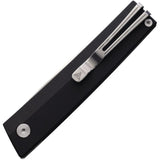 SRM Knives 401L-GB Linerlock Black G10 Folding 10Cr15CoMoV Pocket Knife 401LGB