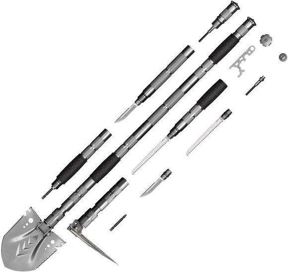 SRM Knives Multi-Purpose Silver Aluminum 3Cr13 Stainless Shovel TFS011