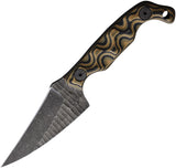 Stroup Knives Mini Mod 2 Camo G10 1095HC Fixed Blade Knife w/ Sheath MINI2CAMOG10