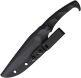 Stroup Knives MK 2 Black G10 1095HC Fixed Blade Knife w/ Belt Sheath PMK2