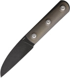 Straight Line EDC Ally Bronze Titanium Bohler M390 Fixed Blade Knife w/ Sheath 8ALTBRD