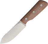 Straight Line EDC Bigger Digger Natural Micarta 14C28N Fixed Blade Knife 8BDGNC