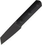 Straight Line EDC Erny Black G10 Bohler Bohler M390 Fixed Blade Knife w/ Sheath 8ERGBKD