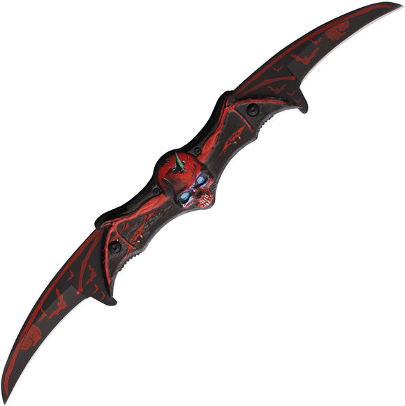 S-TEC Double Blade Linerlock A/O Aluminum Folding Pocket Knife 27309RD