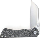 S-TEC Proelia Linerlock Black Folding 7Cr17MoV Steel Pocket Knife T301BL