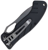 S-TEC Linerlock A/O Black G10 Folding Stainless Steel Pocket Knife S018