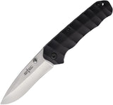 S-TEC Linerlock Black G10 Folding Stainless Steel Pocket Knife S027