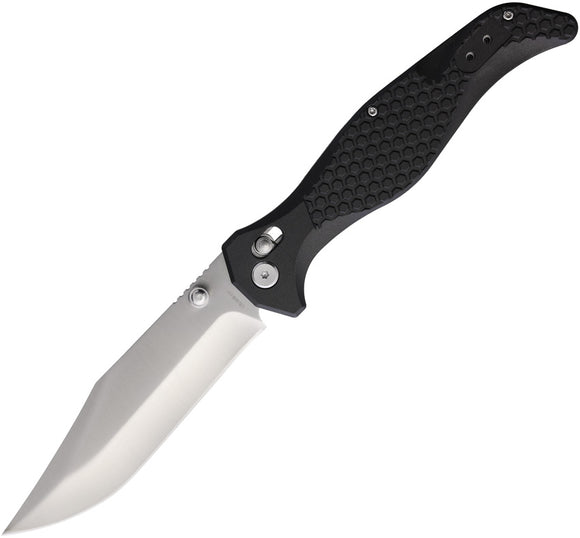 S-TEC Axis Lock Black Folding Clip Point Stainless Pocket Knife S112BK