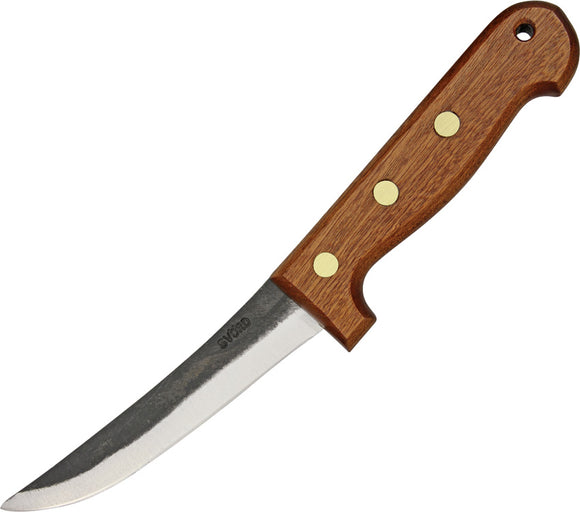 Svord Boning Brown Hardwood Carbon Steel Fixed Blade Knife B