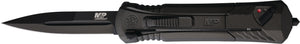 Smith & Wesson Out The Front A/O Black Aluminum Folding Pocket Knife 1092048