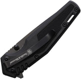 Smith & Wesson SWAT Linerlock A/O Black Folding Stainless Pocket Knife 1205909