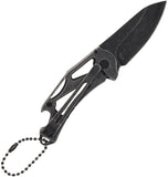 Smith & Wesson Keychain Framelock Black Folding Stainless Pocket Knife 1207128