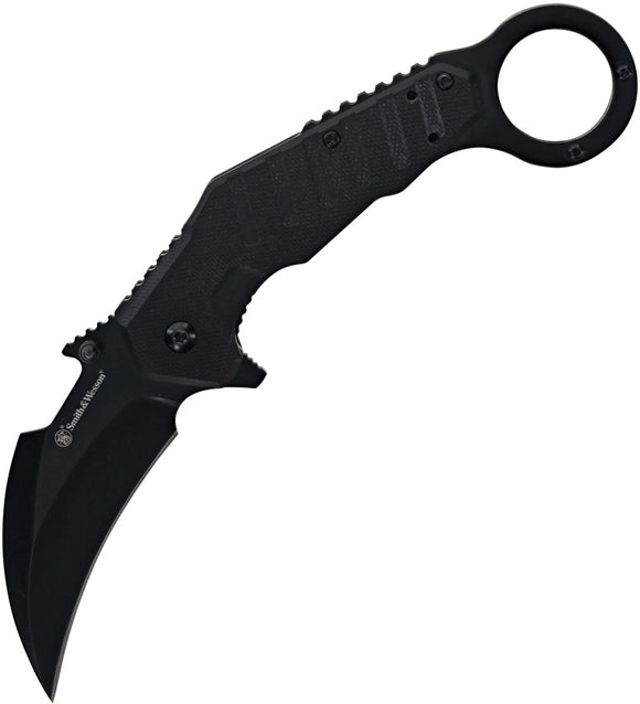 Smith & Wesson Extreme Ops Karambit Linerlock Folding Pocket Knife 1208411