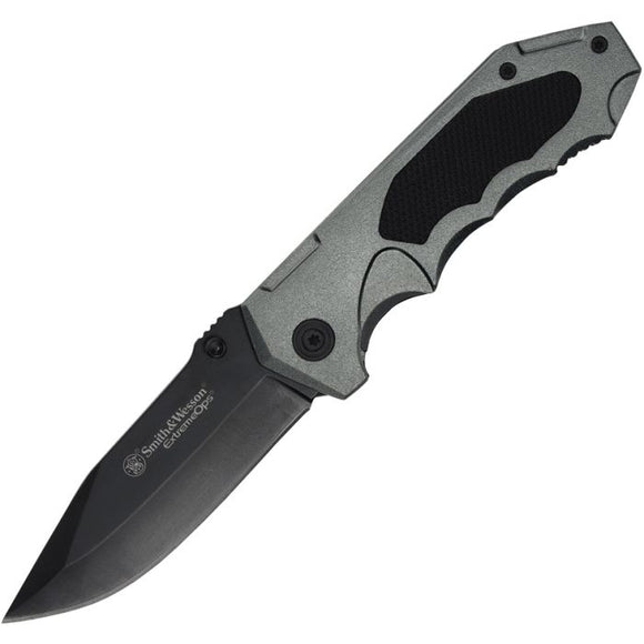 Smith & Wesson Extreme Ops Linerlock Aluminum Folding Pocket Knife A19CP