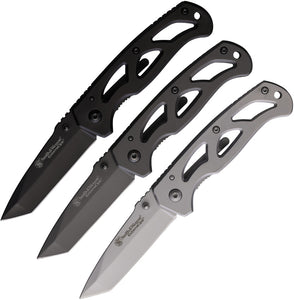 Smith & Wesson 3 Framelock Folding Pocket Knife Combo Pack P1085964