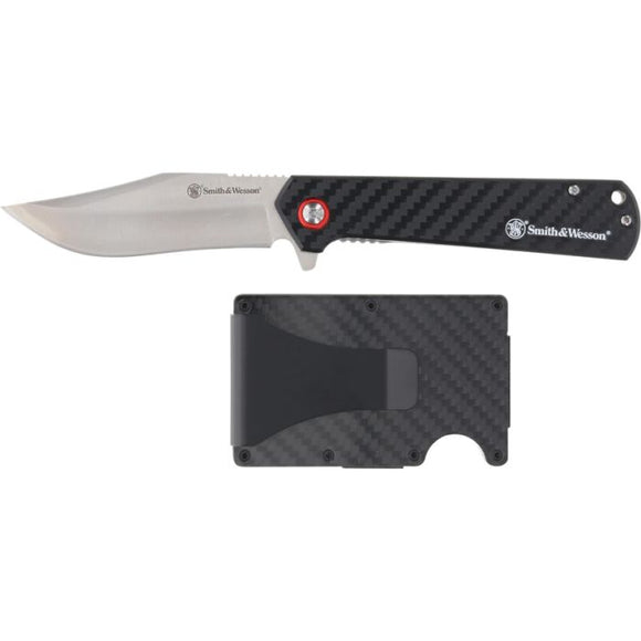 Smith & Wesson LinerlockFolding Knife & Wallet Combo Gift Set 1227072