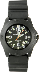 Smith & Wesson Soldier Black Rubber Strap Water Resistant Wrist Watch W12TR