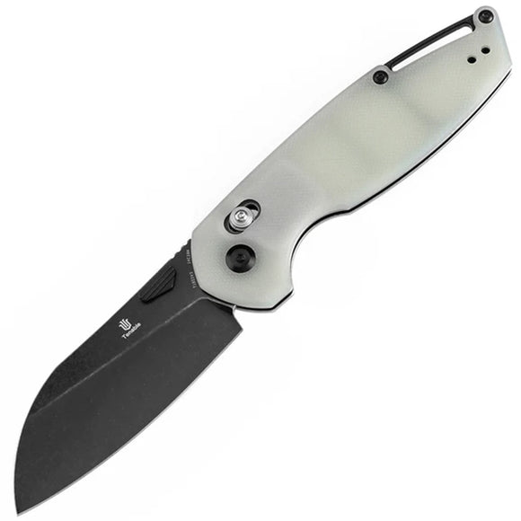 Tenable Knives Model 6 Crossbar Lock Jade G10 Folding 14C28N Pocket Knife 1022V3