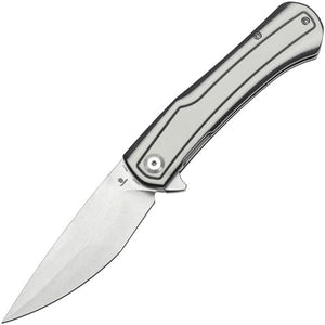Tenable Knives Kratos Linerlock Black & White G10 Folding Nitro-V Pocket Knife 1024A5